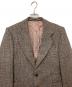 Harris Tweed (ハリスツイード) Yves Saint Laurent (イヴサンローラン) Harris Tweed×Yves Saint Laurent　ツイードジャケット ブラウン サイズ:M：20000円