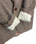 中古・古着 Harris Tweed (ハリスツイード) Yves Saint Laurent (イヴサンローラン) Harris Tweed×Yves Saint Laurent　ツイードジャケット ブラウン サイズ:M：20000円