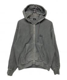 stussy（ステューシー）の古着「ジップパーカー」｜グレー