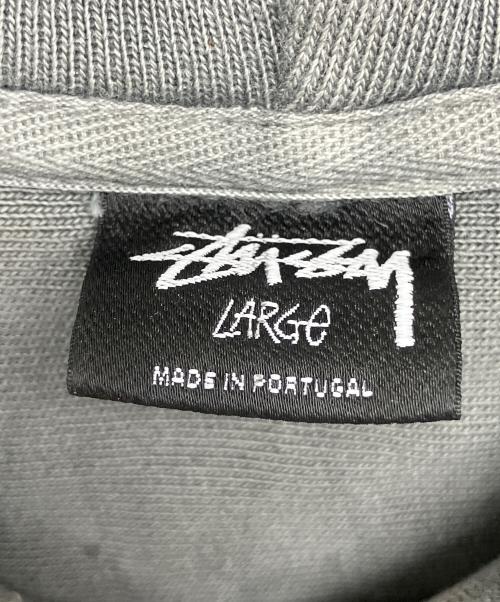 stussy（ステューシー）stussy (ステューシー) ジップパーカー グレー サイズ:Lの古着・服飾アイテム