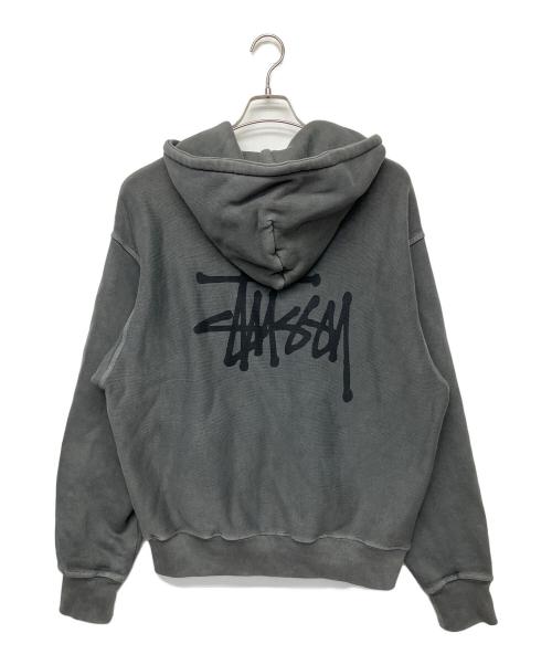 stussy（ステューシー）stussy (ステューシー) ジップパーカー グレー サイズ:Lの古着・服飾アイテム