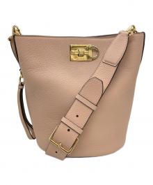 Salvatore Ferragamo（サルヴァトーレ フェラガモ）の古着「バケットバッグ」｜ピンク
