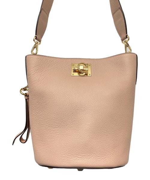 Salvatore Ferragamo（サルヴァトーレ フェラガモ）Salvatore Ferragamo (サルヴァトーレ フェラガモ) バケットバッグ ピンクの古着・服飾アイテム