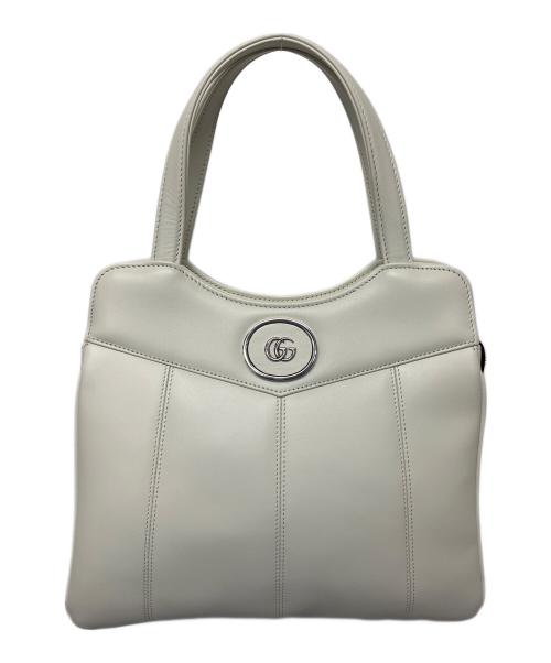 GUCCI（グッチ）GUCCI (グッチ) 745918 ハンドバッグ ホワイトの古着・服飾アイテム