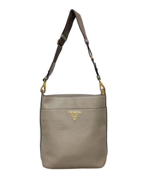 PRADA（プラダ）PRADA (プラダ) 1BE066 ショルダーバッグ アイボリーの古着・服飾アイテム