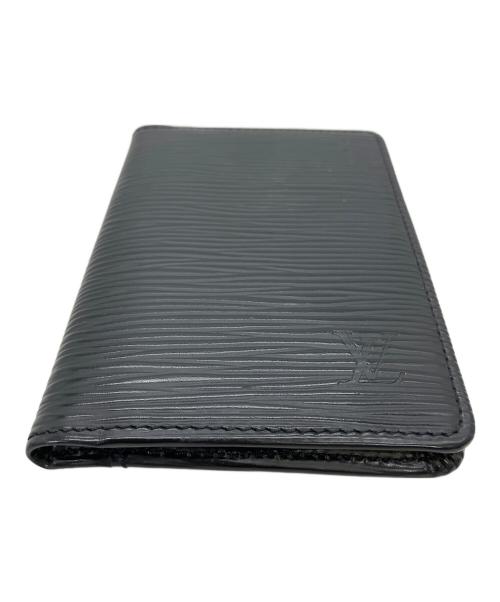 LOUIS VUITTON（ルイ ヴィトン）LOUIS VUITTON (ルイ ヴィトン) M10056　カードケース ブラックの古着・服飾アイテム
