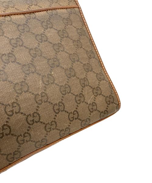 GUCCI（グッチ）GUCCI (グッチ) GG ショルダーバッグ ブラウンの古着・服飾アイテム