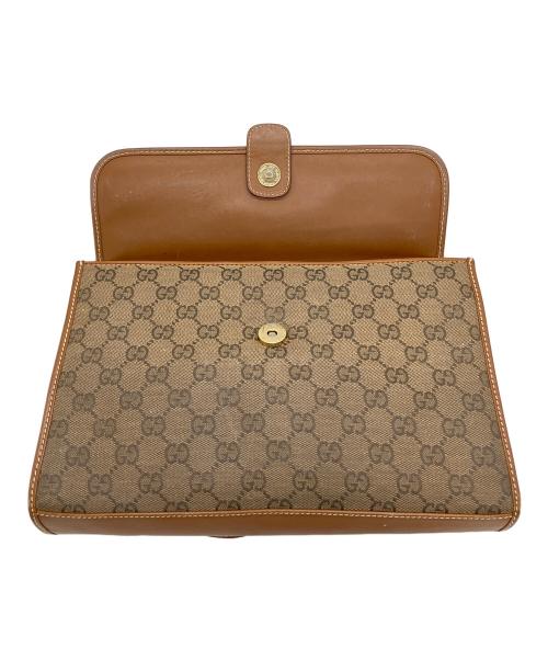 GUCCI（グッチ）GUCCI (グッチ) GG ショルダーバッグ ブラウンの古着・服飾アイテム