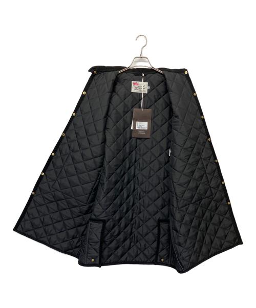 Traditional Weatherwear（トラディショナルウェザーウェア）Traditional Weatherwear (トラディショナルウェザーウェア) WAVERLY A-LINE LONG　キルティングコート ブラック サイズ:34 未使用品の古着・服飾アイテム