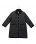 Traditional Weatherwear（トラディショナルウェザーウェア）の古着「WAVERLY A-LINE LONG　キルティングコート」｜ブラック