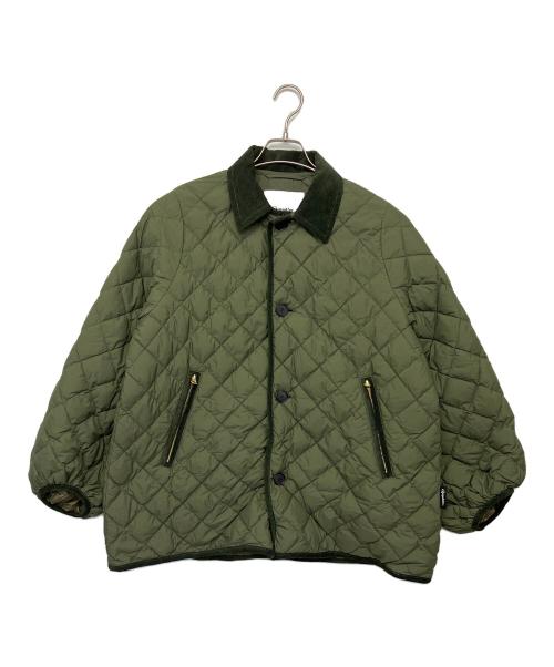 Gymphlex（ジムフレックス）Gymphlex (ジムフレックス) KW52-119-02 キルティングダウンジャケット グリーン サイズ:14 未使用品の古着・服飾アイテム