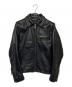 VANSON（バンソン）の古着「21625B19　レザージャケット」｜ブラック