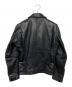 中古・古着 VANSON (バンソン) 21625B19　レザージャケット ブラック サイズ:36：40000円