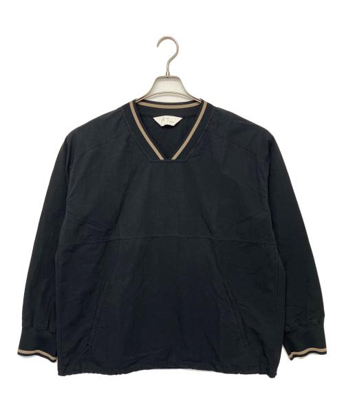 ANCELLM（アンセルム）ANCELLM (アンセルム) ANC-SH59　プルオーバーシャツ ブラック サイズ:1の古着・服飾アイテム