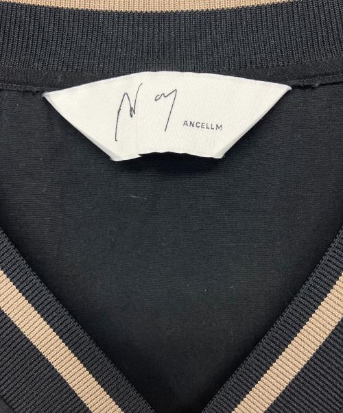 ANCELLM（アンセルム）ANCELLM (アンセルム) ANC-SH59　プルオーバーシャツ ブラック サイズ:1の古着・服飾アイテム
