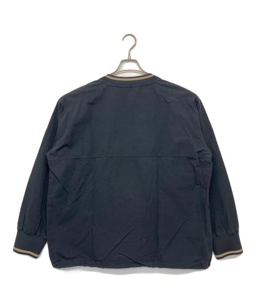 ANCELLM（アンセルム）ANCELLM (アンセルム) ANC-SH59　プルオーバーシャツ ブラック サイズ:1の古着・服飾アイテム