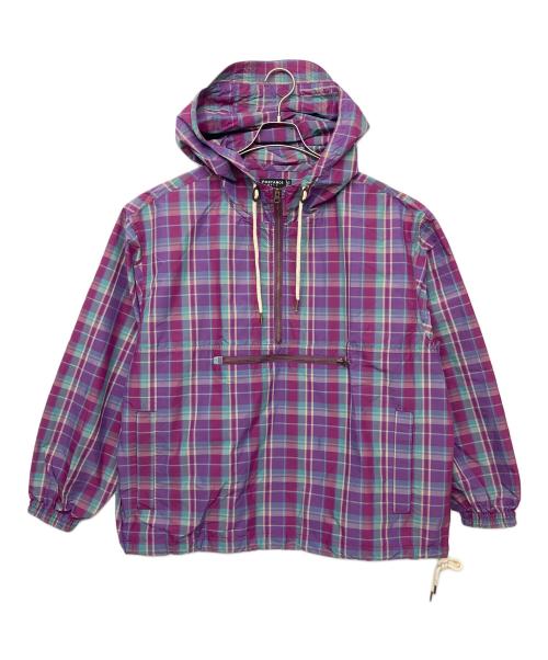 PORTANCE（ポータンス）PORTANCE (ポータンス) アノラックパーカー パープル サイズ:Sの古着・服飾アイテム