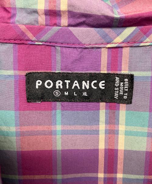 PORTANCE（ポータンス）PORTANCE (ポータンス) アノラックパーカー パープル サイズ:Sの古着・服飾アイテム