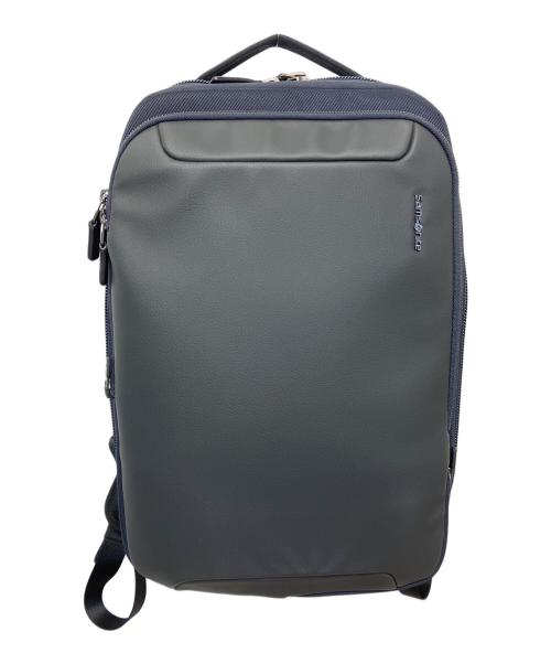 Samsonite（サムソナイト）Samsonite (サムソナイト) JET BIZ 3 バックパック グレー×ネイビーの古着・服飾アイテム