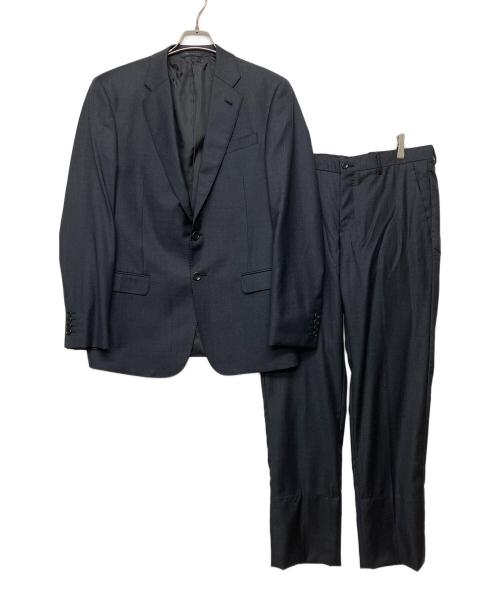 GIORGIO ARMANI（ジョルジオアルマーニ）GIORGIO ARMANI (ジョルジオアルマーニ) 8WGAV001 セットアップスーツ ブラック サイズ:50Rの古着・服飾アイテム