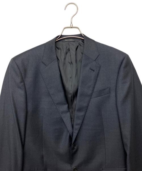 GIORGIO ARMANI（ジョルジオアルマーニ）GIORGIO ARMANI (ジョルジオアルマーニ) 8WGAV001 セットアップスーツ ブラック サイズ:50Rの古着・服飾アイテム