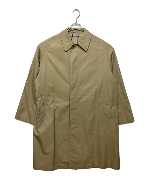 ANATOMICA（アナトミカ）ANATOMICA (アナトミカ) SINGLE RAGLAN Ⅰ S PROOFED GABARDINE　ステンカラーコート ベージュ サイズ:46の古着・服飾アイテム