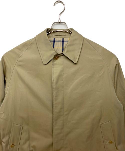 ANATOMICA（アナトミカ）ANATOMICA (アナトミカ) SINGLE RAGLAN Ⅰ S PROOFED GABARDINE　ステンカラーコート ベージュ サイズ:46の古着・服飾アイテム