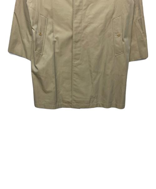ANATOMICA（アナトミカ）ANATOMICA (アナトミカ) SINGLE RAGLAN Ⅰ S PROOFED GABARDINE　ステンカラーコート ベージュ サイズ:46の古着・服飾アイテム