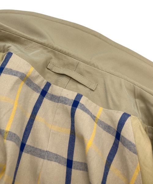 ANATOMICA（アナトミカ）ANATOMICA (アナトミカ) SINGLE RAGLAN Ⅰ S PROOFED GABARDINE　ステンカラーコート ベージュ サイズ:46の古着・服飾アイテム