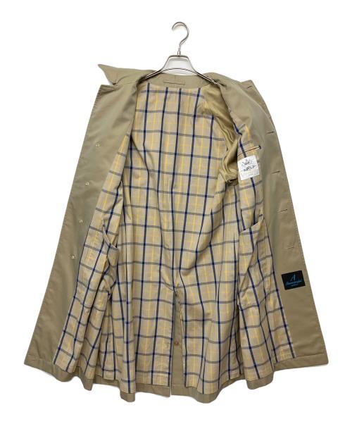 ANATOMICA（アナトミカ）ANATOMICA (アナトミカ) SINGLE RAGLAN Ⅰ S PROOFED GABARDINE　ステンカラーコート ベージュ サイズ:46の古着・服飾アイテム