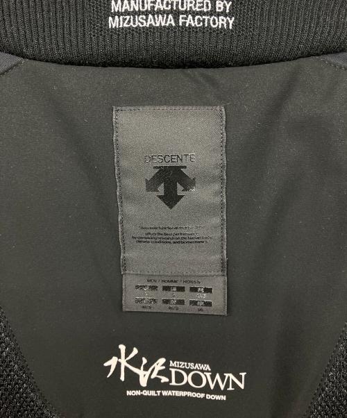 DESCENTE（デサント）DESCENTE (デサント) DOR-G9716　水沢ダウンジャケット ブラック サイズ:Mの古着・服飾アイテム