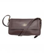COACHコーチ）の古着「エッタ スモール フラップ ショルダー バッグ」｜ブラウン