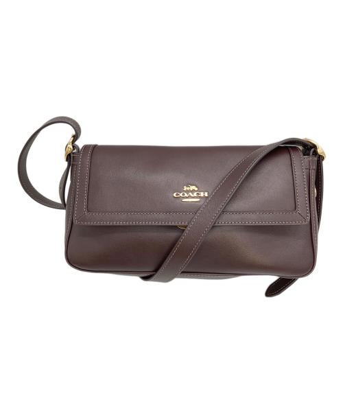 COACH（コーチ）COACH (コーチ) エッタ スモール フラップ ショルダー バッグ ブラウンの古着・服飾アイテム