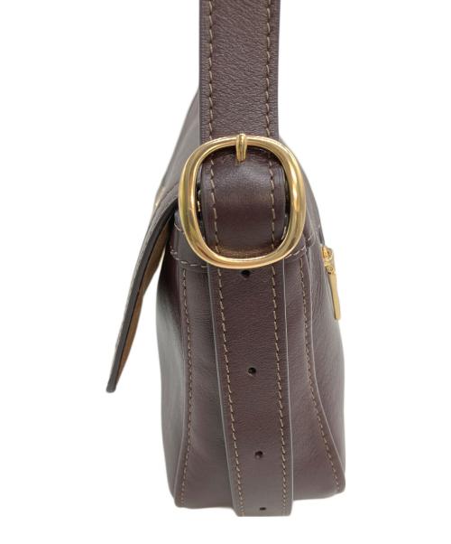 COACH（コーチ）COACH (コーチ) エッタ スモール フラップ ショルダー バッグ ブラウンの古着・服飾アイテム