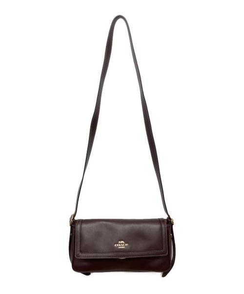 COACH（コーチ）COACH (コーチ) エッタ スモール フラップ ショルダー バッグ ブラウンの古着・服飾アイテム