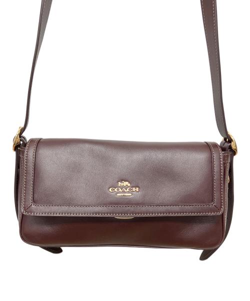 COACH（コーチ）COACH (コーチ) エッタ スモール フラップ ショルダー バッグ ブラウンの古着・服飾アイテム