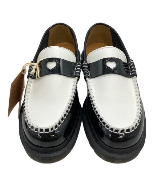 Dr.Martens（ドクターマーチン）Dr.Martens (ドクターマーチン) PENTON HEART　ローファー ブラック×ホワイト サイズ:23cmの古着・服飾アイテム