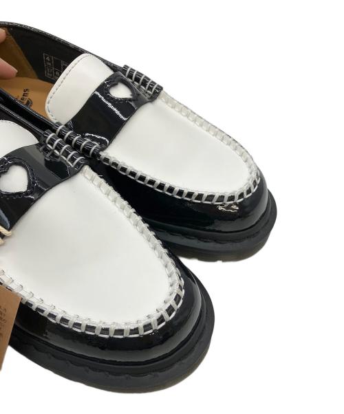 Dr.Martens（ドクターマーチン）Dr.Martens (ドクターマーチン) PENTON HEART　ローファー ブラック×ホワイト サイズ:23cmの古着・服飾アイテム