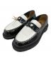 Dr.Martens（ドクターマーチン）の古着「PENTON HEART　ローファー」｜ブラック×ホワイト