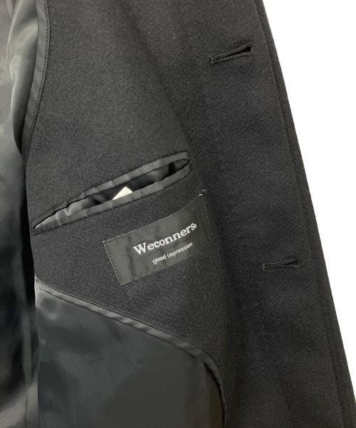Weconners（Weconners）Weconners (Weconners) カシミヤコート ブラック サイズ:チェスト　96　身長　170の古着・服飾アイテム
