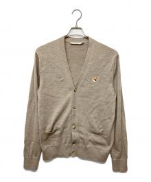 maison kitsune（メゾンキツネ）の古着「ニットカーディガン」｜ブラウン