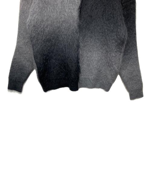 UNUSED（アンユーズド）UNUSED (アンユーズド) GRADATION MOHAIR PULLOVER グレー×ブラック サイズ:3の古着・服飾アイテム