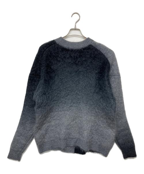 UNUSED（アンユーズド）UNUSED (アンユーズド) GRADATION MOHAIR PULLOVER グレー×ブラック サイズ:3の古着・服飾アイテム