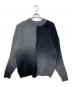 UNUSED（アンユーズド）の古着「GRADATION MOHAIR PULLOVER」｜グレー×ブラック