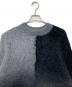 UNUSED (アンユーズド) GRADATION MOHAIR PULLOVER グレー×ブラック サイズ:3：22000円