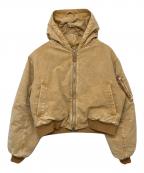 DANKE SCHONダンケ シェーン）の古着「DUCK HOODED BLOUSON」｜ブラウン
