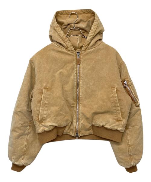 DANKE SCHON（ダンケ シェーン）Danke schon (ダンケ シェーン) DUCK HOODED BLOUSON ブラウン サイズ:Mの古着・服飾アイテム