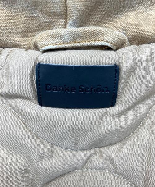 DANKE SCHON（ダンケ シェーン）Danke schon (ダンケ シェーン) DUCK HOODED BLOUSON ブラウン サイズ:Mの古着・服飾アイテム