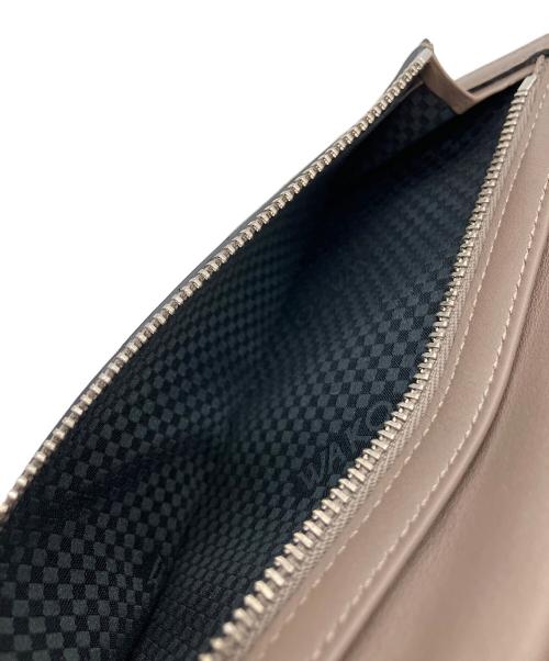 WAKO（ワコー）WAKO (ワコー) ロングッフラップウォレット 長財布 ブラウンの古着・服飾アイテム