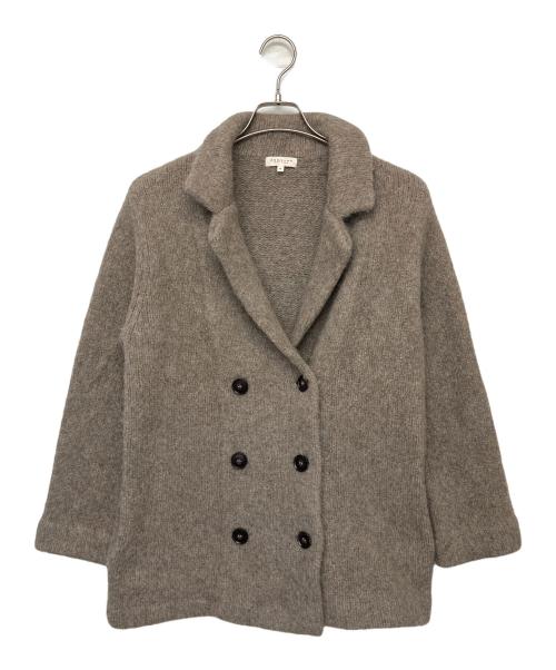 DEMYLEE（デミリー）DEMYLEE (デミリー) 4010200012　ショートニットコート グレー サイズ:XSの古着・服飾アイテム
